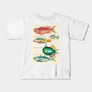 Fishes found in Indonesia and the East Indies (1678 -1746) Kids T-Shirt